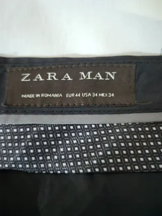 Traje Zara Man Negro Talla M