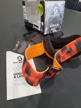 Gafas Mascara Esquí Scott Jr Amplifier Chrome