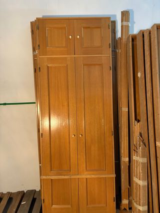 Frentes de armario acabado roble