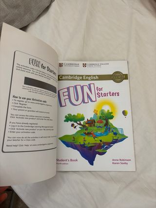 Libro Cambridge inglés para niños