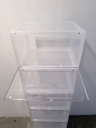 Cajas de Almacenamiento Apilables Transparentes