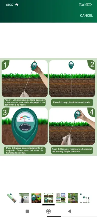 Medidor Humedad Tierra Plantas XLUX Nuevo