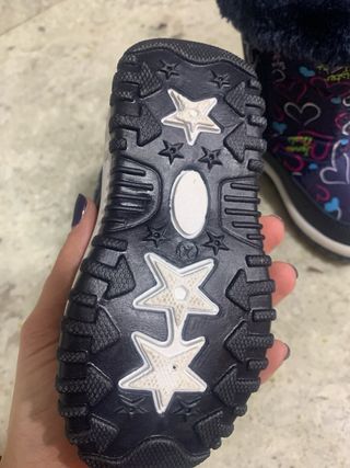 Botas Nieve Niña Talla 23 Corazones