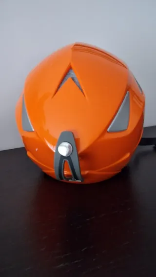 Casco da sci arancione per bambini