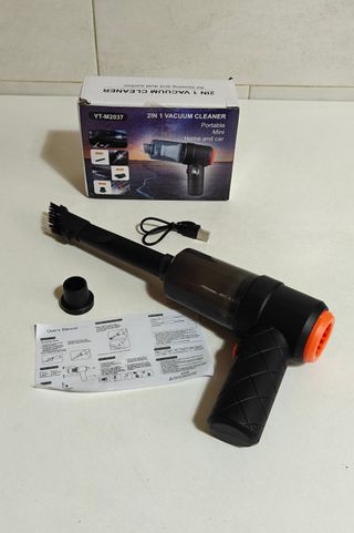 Mini Aspirador portatil Coche Hogar Carga USB