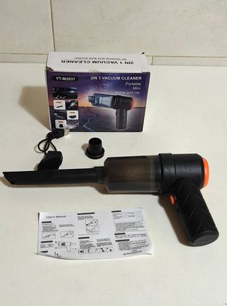 Mini Aspirador portatil Coche Hogar Carga USB
