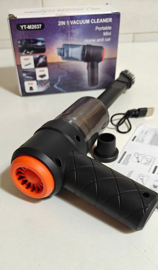 Mini Aspirador portatil Coche Hogar Carga USB
