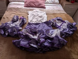 Trajes flamenca bebé y mamá a juego