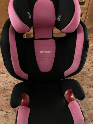 Silla Coche Recaro Monza Nova Negra/Rosa