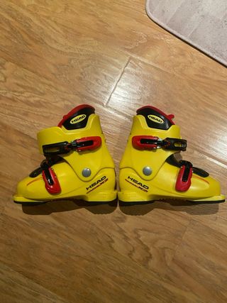 Botas de esquí Head infantiles amarillo Talla241mm