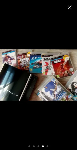 Console PlayStation 3 Nera + 2 Controller + Giochi