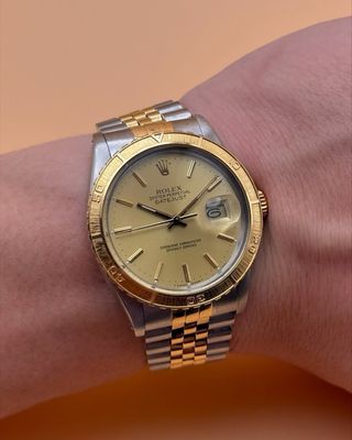 Rolex DateJust Turn-O-Graph 16253 Champagne