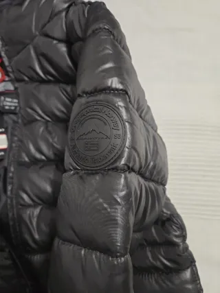 Abrigo Geographical Norway Negro Mujer