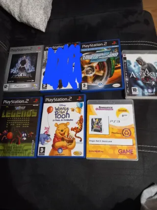 Lote Juegos PlayStation 2 (PS2) y 3