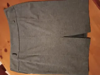 Gonna elegante grigia donna Made in Italy