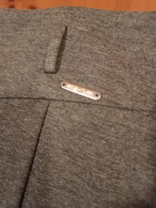 Gonna elegante grigia donna Made in Italy