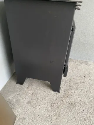 Salamandra a lenha com 1 ano