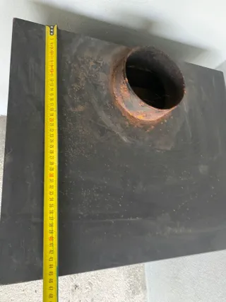 Salamandra a lenha com 1 ano