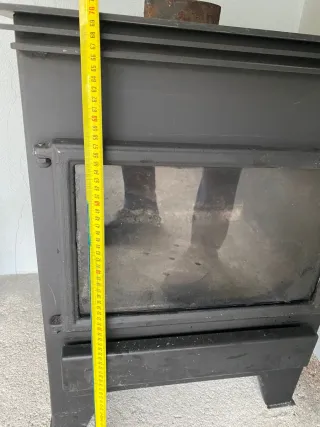 Salamandra a lenha com 1 ano