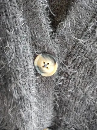 Cardigan in maglia grigio