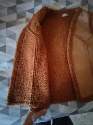 Chaleco marrón forrado