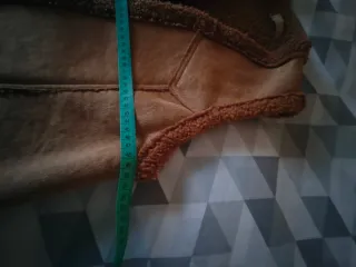 Chaleco marrón forrado