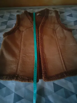 Chaleco marrón forrado