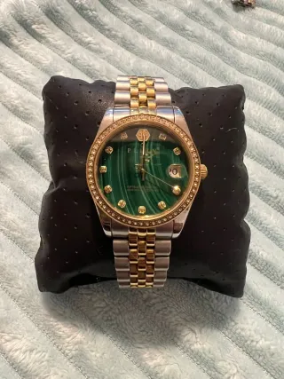 Reloj Philipp Plein dorado y Verde
