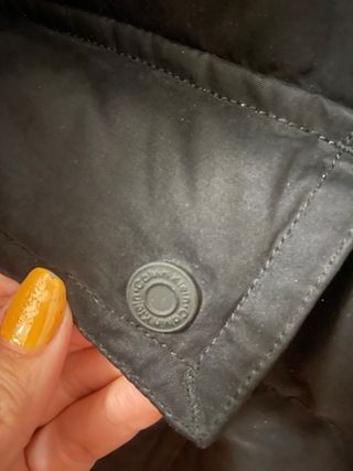 Abrigo Calvin Klein Negro Talla L