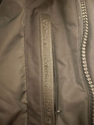 Abrigo Calvin Klein Negro Talla L