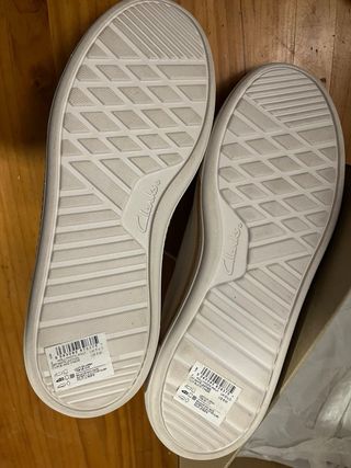 Zapatillas Clarks Blancas Piel