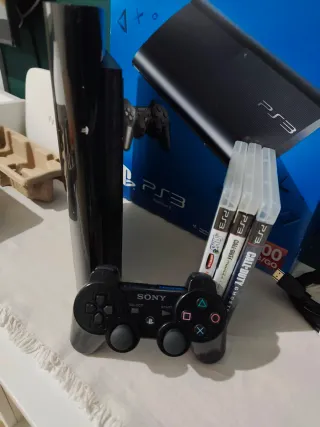PS3 Super Slim 500GB + Mando + Caja