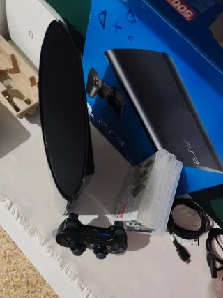 PS3 Super Slim 500GB + Mando + Caja