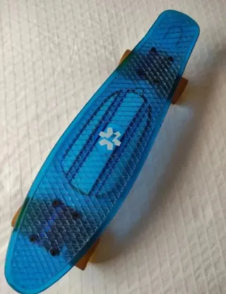 Monopatín Penny Tijuana Azul Transparente