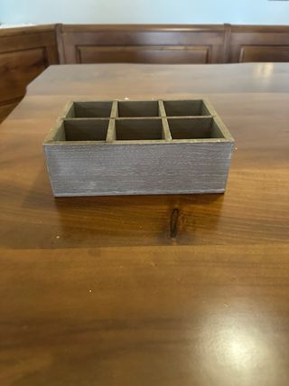 Porta penne shabby chic con cuore