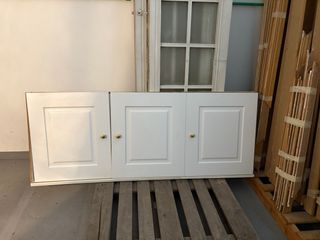 Frentes de armario lacados blancos