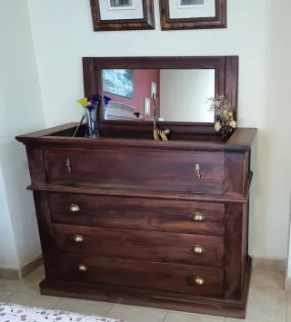 Muebles rusticos habitación Matrimonio