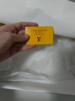 Scatola Louis Vuitton con documenti