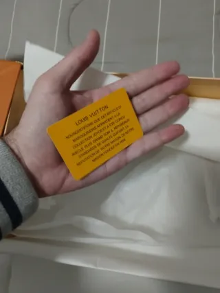 Scatola Louis Vuitton con documenti