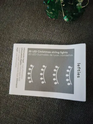 Luces LED Navideñas Verdes