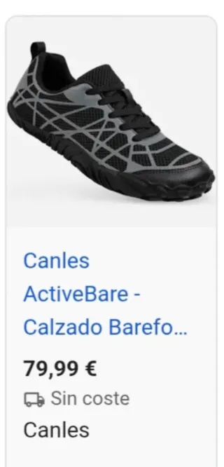 Zapatillas Canles Barefoot Talla 42