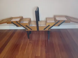 Costurero Francés Extensible Acordeón Art Déco