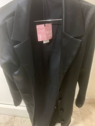 Lotto Spolverino + Vestito Donna Nero Taglia Unica