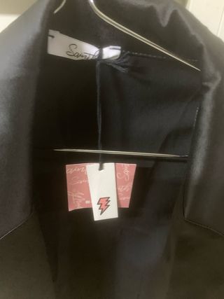 Lotto Spolverino + Vestito Donna Nero Taglia Unica