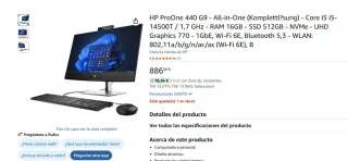HP ProOne 440 G9 All-in-One