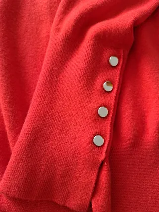 Jersey Zara Rojo Mujer