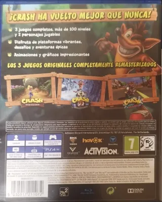 Crash Bandicoot N. Sane Trilogy PS4