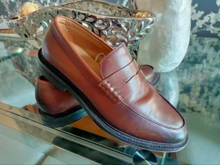 Mocasines  loafers Zara Marrón Talla 42