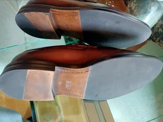 Mocasines  loafers Zara Marrón Talla 42