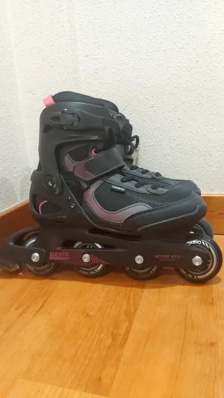 Patines en línea negros talla 41, Oxelo